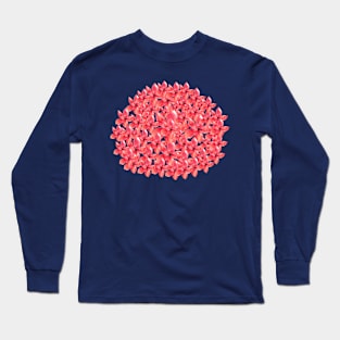 Pink Hydrangea Long Sleeve T-Shirt